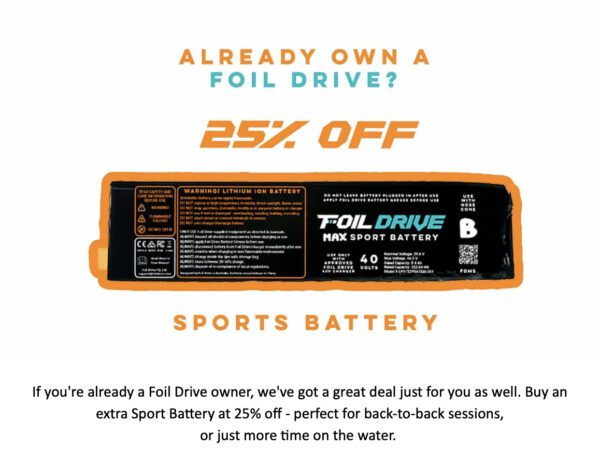 Foil Drive MAX Sport Battery