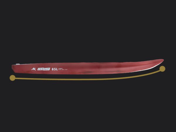 AK Wing Foil Board COMPACT V3 Active Carbon 2025 – Bild 2